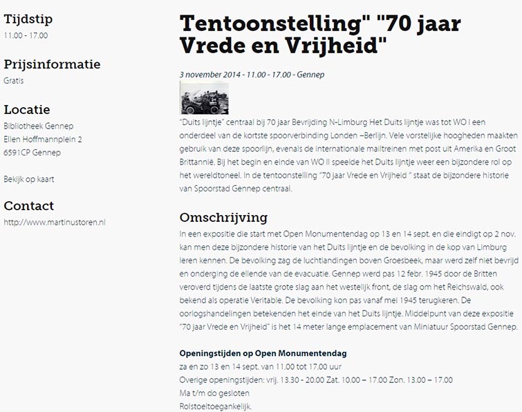 Artikel Herdenkingskalender