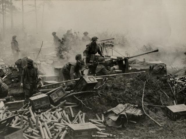 Opening barrage 8feb1945 Reichswald